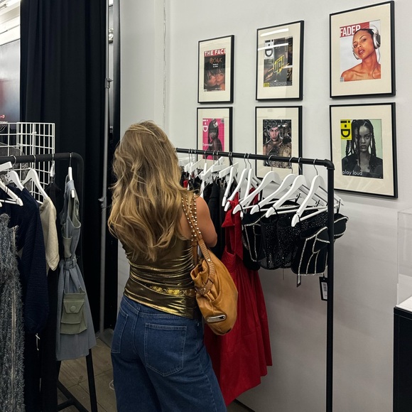 Edikted Denim Shorts - Picture 6 of 7